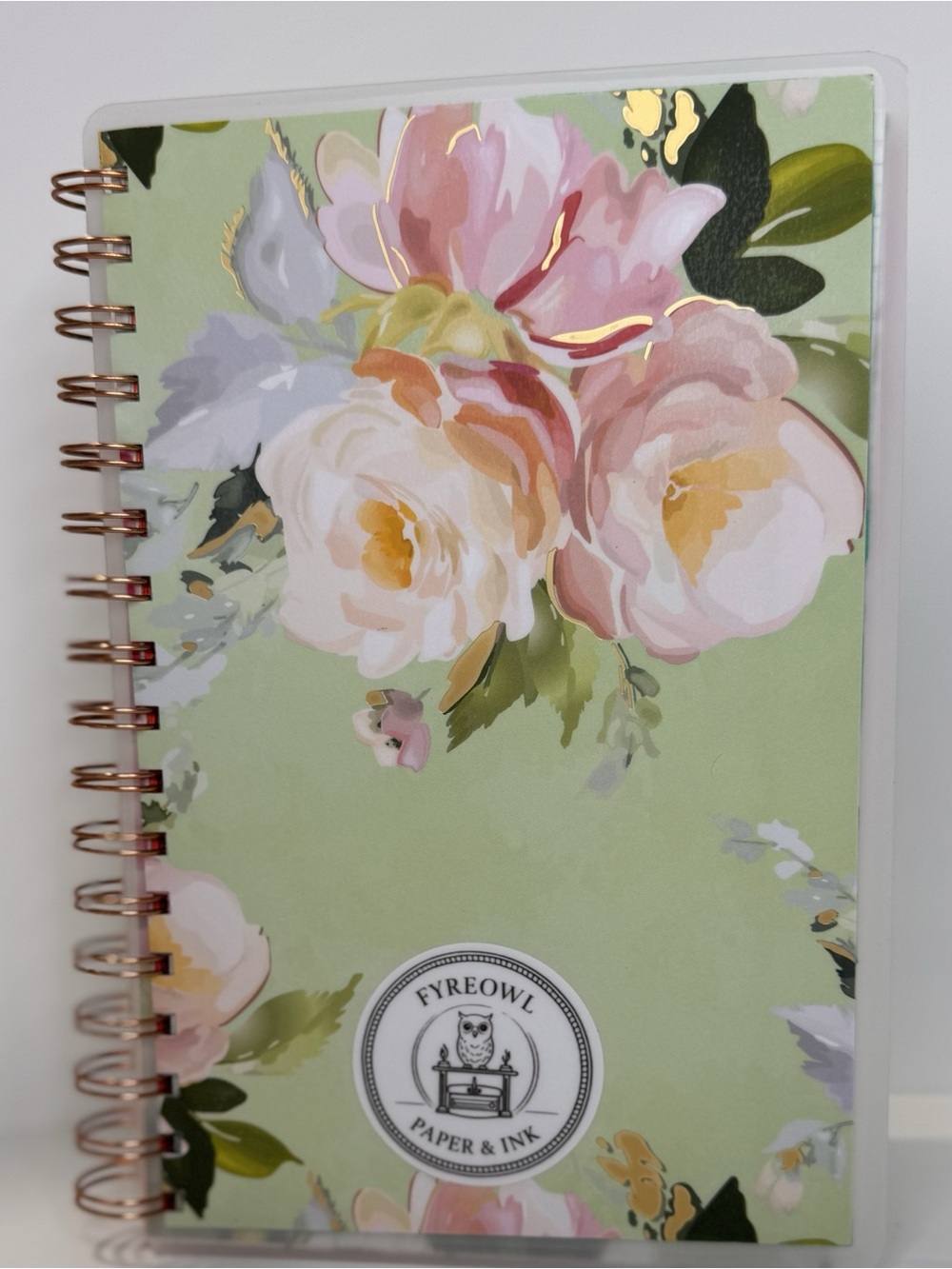 Creative Journal, Teal Magnolia no. 1 by Fyreowl Paper & Ink